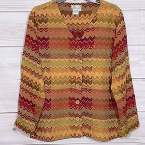 The Territory Ahead Southwestern Jacket Size Large Vintage